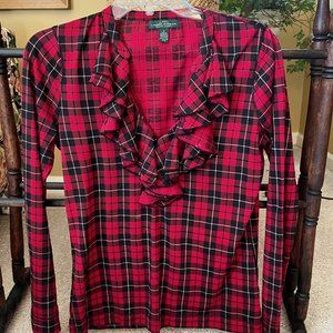 Stuart Tartan blouse by Ralph Lauren Jeans